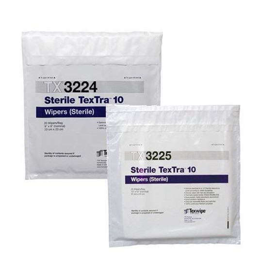 Show details for TexTra™ 10 Dry Cleanroom Wipers, Sterile Picture of TexTra™ 10 Dry Cleanroom Wipers, Sterile