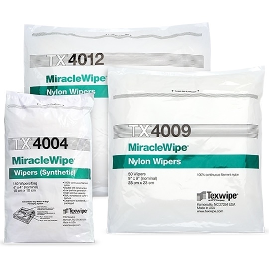 MiracleWipe® Dry Nylon Cleanroom Wipers, Non-Sterile MiracleWipe® Dry Nylon Cleanroom Wipers, Non-Sterile