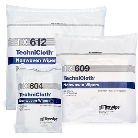 TechniCloth® Dry Nonwoven Cleanroom Wipers, Non-Sterile TechniCloth® Dry Nonwoven Cleanroom Wipers, Non-Sterile