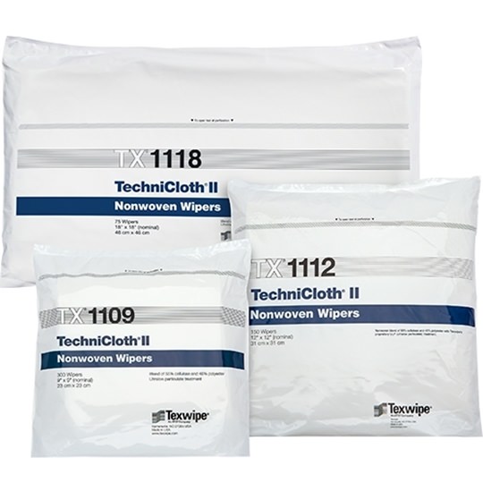 Show details for TechniCloth® II Dry Nonwoven Cleanroom Wipers, Non-Sterile Picture of TechniCloth® II Dry Nonwoven Cleanroom Wipers, Non-Sterile