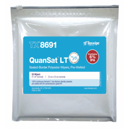 Show details for Vectra® QuanSat® LT Pre-Wetted Cleanroom Wipers, Non-Sterile Picture of Vectra® QuanSat® LT Pre-Wetted Cleanroom Wipers, Non-Sterile