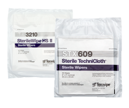 TechniCloth® Dry Nonwoven Cleanroom Wipers, Sterile TechniCloth® Dry Nonwoven Cleanroom Wipers, Sterile
