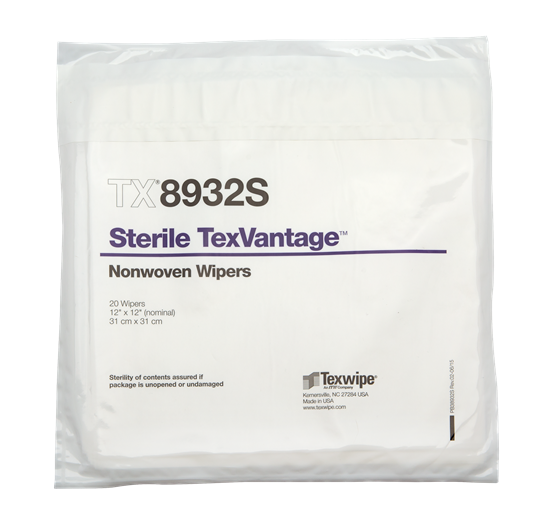 Show details for TexVantage™ Dry Nonwoven Cleanroom Wipers, Sterile Picture of TexVantage™ Dry Nonwoven Cleanroom Wipers, Sterile