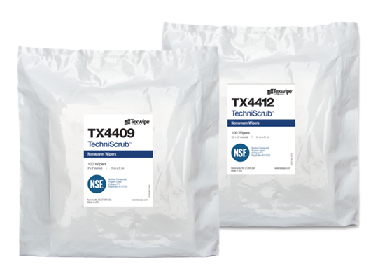 TechniScrub™ Dry Cleanroom Nonwoven Wipers, NSF-certified TechniScrub™ Dry Cleanroom Nonwoven Wipers, NSF-certified