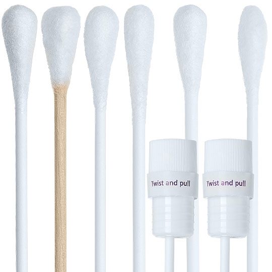 Show details for Spun Cleanroom Swabs, Sterile Picture of Spun Cleanroom Swabs, Sterile