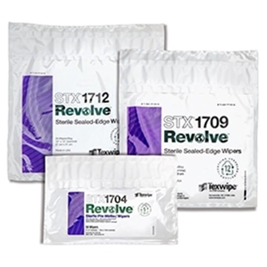 Show details for REVOLVE™ Sustainable Dry Cleanroom Wipers, Sterile Picture of REVOLVE™ Sustainable Dry Cleanroom Wipers, Sterile
