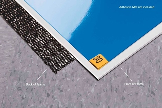 Show details for Non-Skid Frame for 18" x 36" Adhesive Mats FW1937 Picture of Non-Skid Frame for 18" x 36" Adhesive Mats FW1937